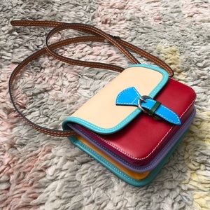 Italian multicolored mini bag purse